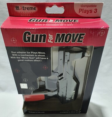 Xtreme X-90324 Gun for Playstation 3 Move NEW FACTORY SEALED