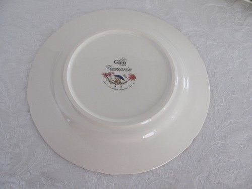 Gien France Tamarin -Jungle Plants & Flowers -11 1/4” Dinner Plate - Picture 7 of 8