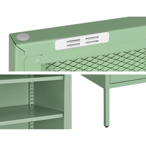 Artiss Buffet Sideboard Metal Cabinet - ELSA Green - Picture 2 of 7