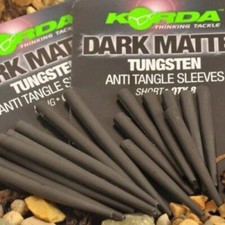 Korda Dark Matter Anti Tangle Tungsten Sleeves - Long or Short