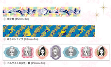 NEW The Rose of Versailles Lady Oscar Masking Tape 3 Types Official Japan