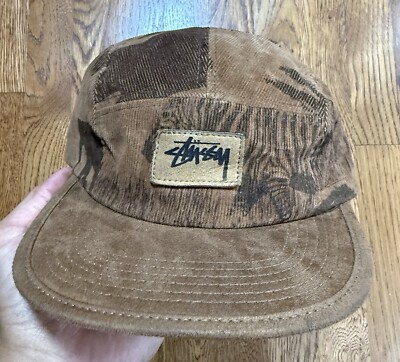 帽子 Stussy 00s Archive Hat Vintage 2000s Stussy Trumpet 5 Panel Hat Instrument Camp Cap