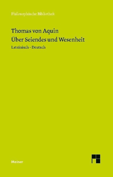 ÜBer Seiendes Und Wesenheit Thomas Von Aquin-image