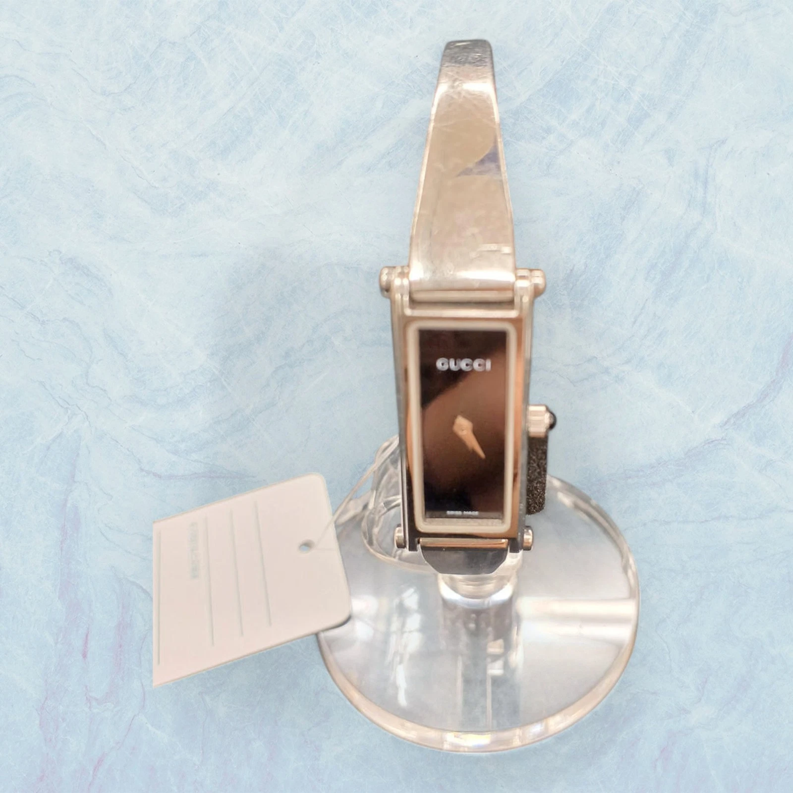 Montre Bracelet GUCCI 1500L Quartz Authentique Fonctionne Femme 6401