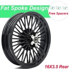 16x3.5 Fat Spoke Rear Wheel Rim Hub for Harley Softail Heritage Springer Deluxe