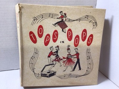Vintage 45 Recorder Album And Records   Top In Pop  50 s 60 s Rocking Roll