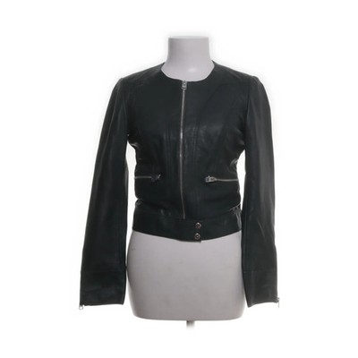 Mango, Lederjacke, Damen, Größe: XS, Grün, Polyester/Leder, Einfarbig #Qlb
