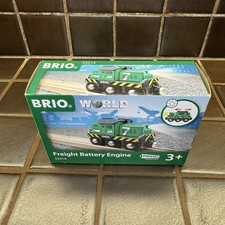 BRIO Wooden Train Freight Battery Engine 33214