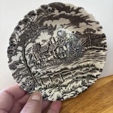 Royal mail-Staffordshire ironstone sm. bowl -made in England -permanent colors.