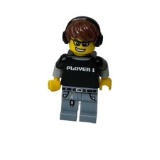 LEGO Video Game Guy Minifigure CMF Series 12 71007 Col182 2014 Gamer Player 1