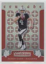 2016 Panini Rookies & Stars Crusade Red 20/99 Derek Carr #37 0im