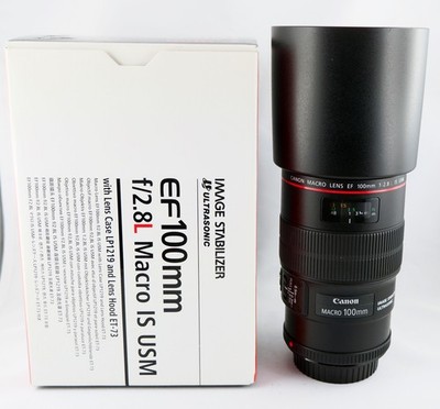 Canon EF 100 mm F/2.8 USM L IS Macro Objektiv, 1 Jahr Gegewährleistung!
