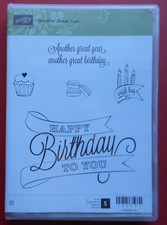Another Great Year Stampin Up Happy Birthday Cupcake Candles Wish Big