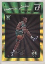 2016 Panini Donruss Rookies Yellow Holo Laser 24/25 Demetrius Jackson #185 0c2