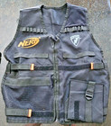 Two Black Nerf Tactical Elite Vests N Strike Series Kids One Size + free strap — photo 1