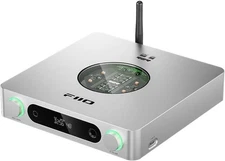 FiiO K13 R2R Desktop DAC & Headphone Amp, 24Bit DAC, Bluetooth Streaming(Silver)