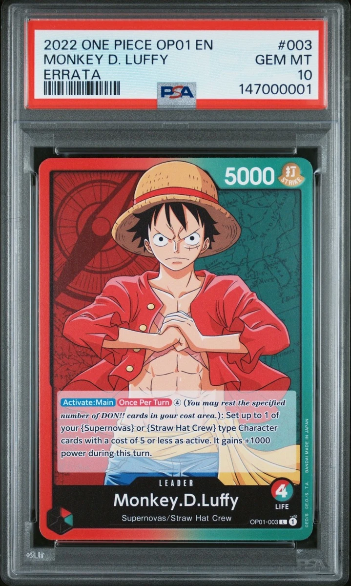 Monkey.D.Luffy OP01-003 Romance Dawn for sale | eBay