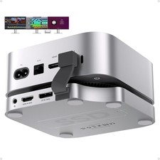 Mac Mini M4 Dock Stand Hub with DP 4K 144Hz HDMI 4K 60Hz for M4 Pro