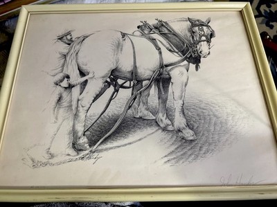 John Handy Signed Print ۓ Waiting Their Turn