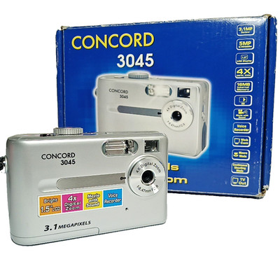 Concord 3045 Digitalkamera - 3.1MP CMOS Vintage Lo-Fi 2000s AAA Batterien