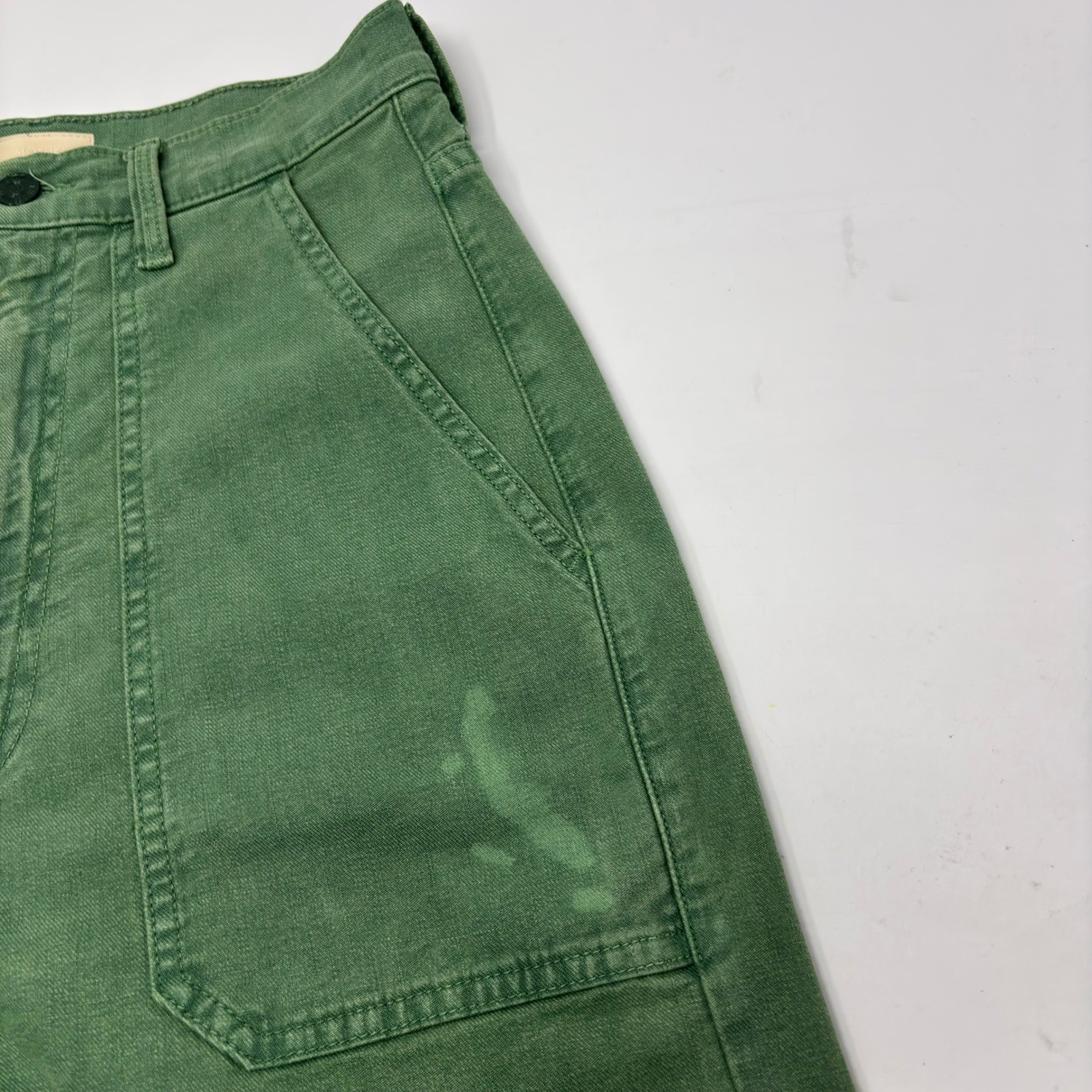 MOTHER The Wrapper Patch Springy Ankle Pants Wome… - image 2