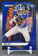 2025 Panini Prizm Draft Dane Key Blue Wave /299 Rookie Kentucky