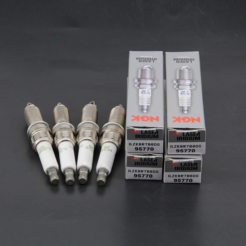 4x NGK ILZKBR7B8DG 95770 Iridium Spark Plug For 2007-2015 1.6L L4 Mini Cooper