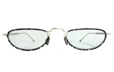 Thom Browne Petite Sunglasses TBS913-50-02 SLV Silver Tortoise Frames Light Gray