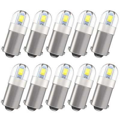 Shuyee Super Bright BA9S LED Car Bulbs, BA9 53 57 1895 64111 Lamp White