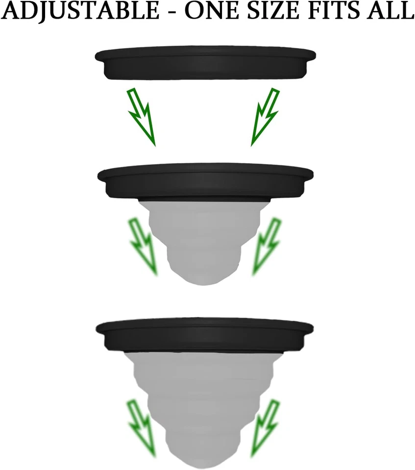 Apilador de tazas armario de cocina estante organizador para armario y despensa negro Foto 3 de 4