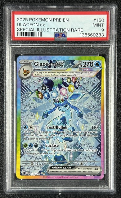 Glaceon ex #150 (Prismatic Evolutions (2025))