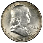 1952 Franklin Half Dollar UNC/BU Uncirculated Coin A2641