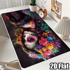 40 90cm 1pc Extra Large Mexican Day of the Dead Mouse Pad - Vibrant Sugar Skull