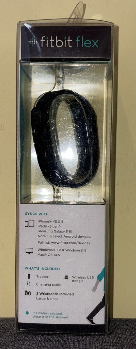 🔥FITBIT FLEX WIRELESS WRISTBAND🔥Black TRACK Activity And Sleep