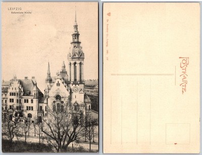 Leipzig Reformierte Kirche Germany Postcard