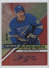 2020-21 Upper Deck Synergy Auto Red 16/25 Colton Parayko #A-CP Auto 0t2