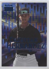 2022 Skybox Metal Universe Champions Star Sapphire 59/75 Cristian Hernandez 4om