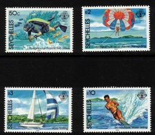 Seychelles Scott # 551-554 Mint Never Hinged Set 1984