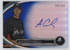2013 Bowman Platinum Prospects Blue Refractor /199 adam conley #BPAP-AC Auto e6p