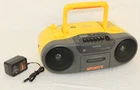 Vntg SONY CFD-970 Sports Yellow Boombox CD Cassette AM/FM Radio, Working Tested