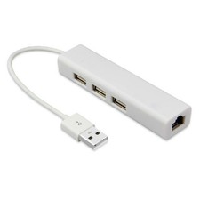 Usb To Rj45 Hub 480Mbps High Speed Pvc Copper Widely Compatible Usb To Eth AM