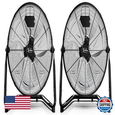 #ad Simple Deluxe 20 Inch 3 Speed High Velocity Heavy Duty Metal Industrial Floor $176.65
