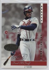 1996 Leaf Signature Series Gold Press Proof Fred McGriff #38 HOF 03o8