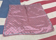 Christian Dior Scarf Pocket Square Small Silk Paisley Vintage