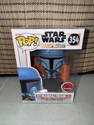 Funko POP! Star Wars EB Games Death Watch Mandalorian (two stripes) #354 Figure