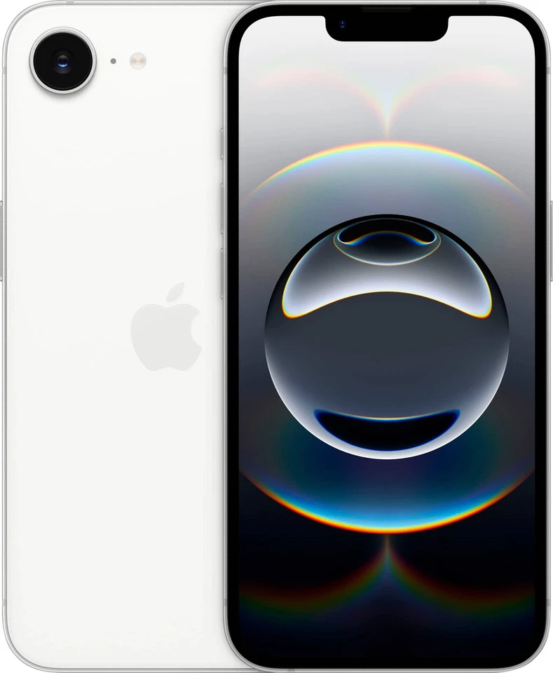 Apple iPhone 16e 128GB White LTE Cellular AT&T MD0E4LL/A - AT&T