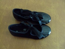 ABT Spotlights Tap Dance Shoes Patent Leather Little Girl Size 8