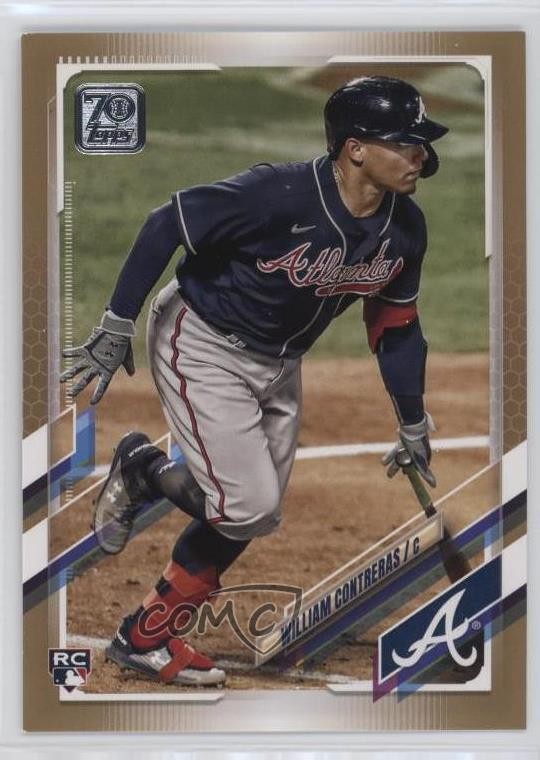 2021 Topps Gold 505/2021 William Contreras #390 01e1