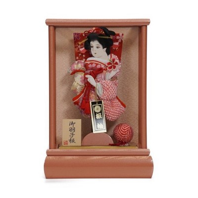 Hagoita Paddle No.7 Furisode Hana (Pearl Pink) by Biko