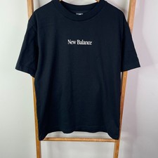 New Balance T-Shirt Mens Large Black Logo Back Graphic NCredible Streetwear